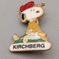 Vintage Snoopy Kirchberg Brosche Emaillierte Peanuts