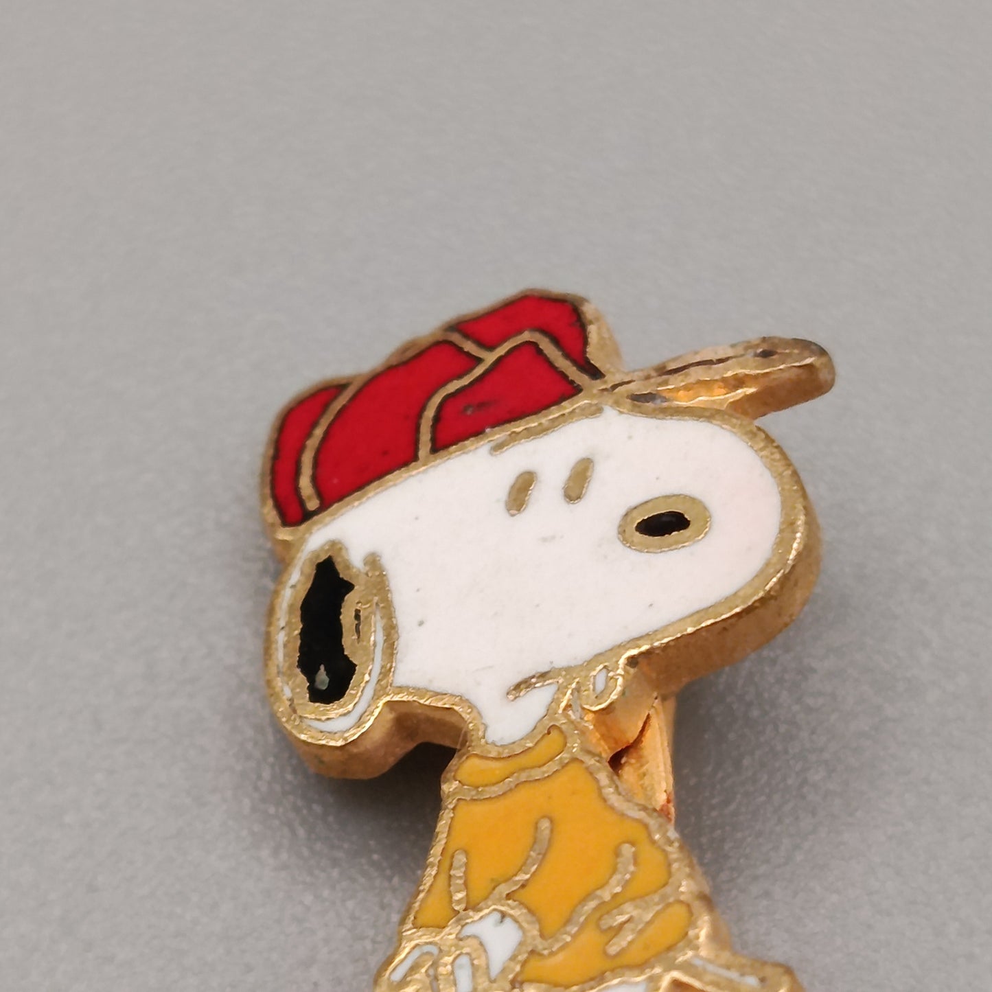 Vintage Snoopy Kirchberg Brosche Emaillierte Peanuts