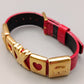 Elegantes Damen Armbandmit vergoldeten Herz-Motiven