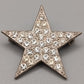 Elegante Stern Brosche – Funkelnder Strass – Silberfarben