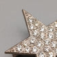 Elegante Stern Brosche – Funkelnder Strass – Silberfarben