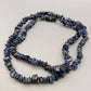 Elegante Sodalith Splitterkette – Blaue Naturstein Kette