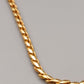 Elegante Goldfarbene Damen Halskette – Hochwertige Kordelkette