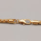 Elegante Goldfarbene Damen Halskette – Hochwertige Kordelkette