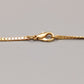 Elegante Damen Kette Vergoldet mit Zirkonia Anhänger – Zeitlos
