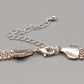 Elegante Damen Kette Versilbert – Breit Verflochtenes Design