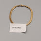 Elegantes vergoldetes Panzerarmband – Klassischer Stil