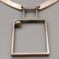 Hals Kette mit geometrischem Anhänger – Minimalistischer Stil