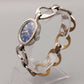 Elegante Clipper Damen Uhr – Vintage Design mit blauem Zifferblatt