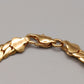 Markantes vergoldetes Panzerarmband – Klassischer Goldlook