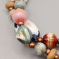 Buntes elastisches Perlenarmband – Verspielter Boho Stil