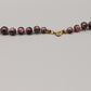Elegante Rhodonit Perlenkette – Klassischer Naturstein Schmuck