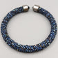 Blaues Kristall Armband – Verstellbar mit funkelnden Facetten