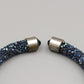 Blaues Kristall Armband – Verstellbar mit funkelnden Facetten