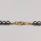 Schicke Hämatit Kette – Elegant mit goldenen Akzenten