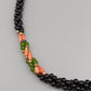 Elegante Perlenkette Mehrreihiges Design mit bunten Akzenten