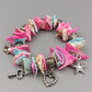 Charmantes Muschel-Armband – Bunt mit Anhängern