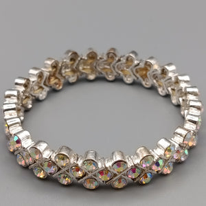 Eleganter Glitzer Armband Elastisches Design mit Strass