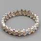 Eleganter Glitzer Armband Elastisches Design mit Strass
