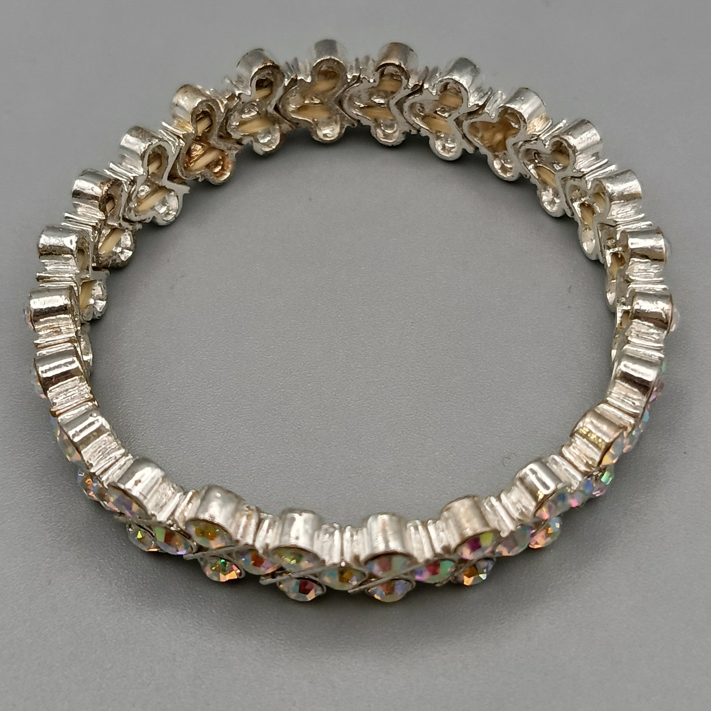 Eleganter Glitzer Armband Elastisches Design mit Strass