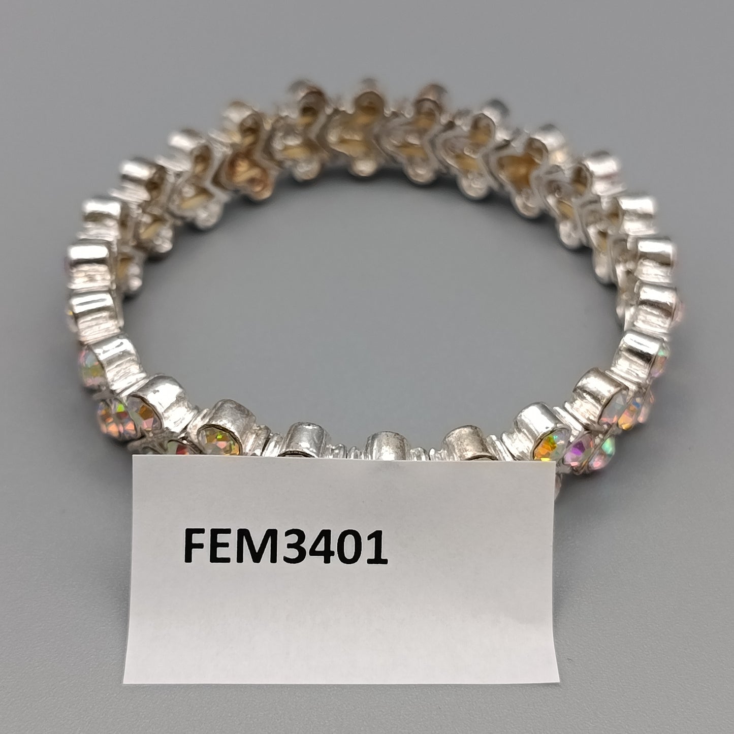 Eleganter Glitzer Armband Elastisches Design mit Strass