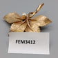 Elegante Blatt-Brosche – Vintage Design in Goldoptik