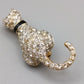 Elegante Katzen-Brosche – Glitzerndes Design mit Strass