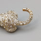 Elegante Katzen-Brosche – Glitzerndes Design mit Strass