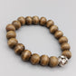 Elegantes Holzperlenarmband – Natürliches Design