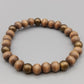 Elegantes Holzperlenarmband – Natürliches Design in Braun