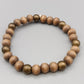 Elegantes Holzperlenarmband – Natürliches Design in Braun