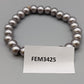 Elegantes Perlenarmband – Stilvolles Design in Grau