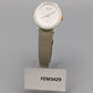 Elegante  Damen Uhr – Minimalistisches Design in Weiß