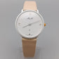 Elegante Damen Uhr – Minimalistisches Design in Weiß