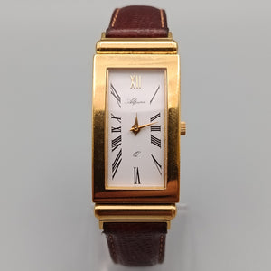 Elegante Alpina Damen Uhr – Klassisches Design in Goldoptik