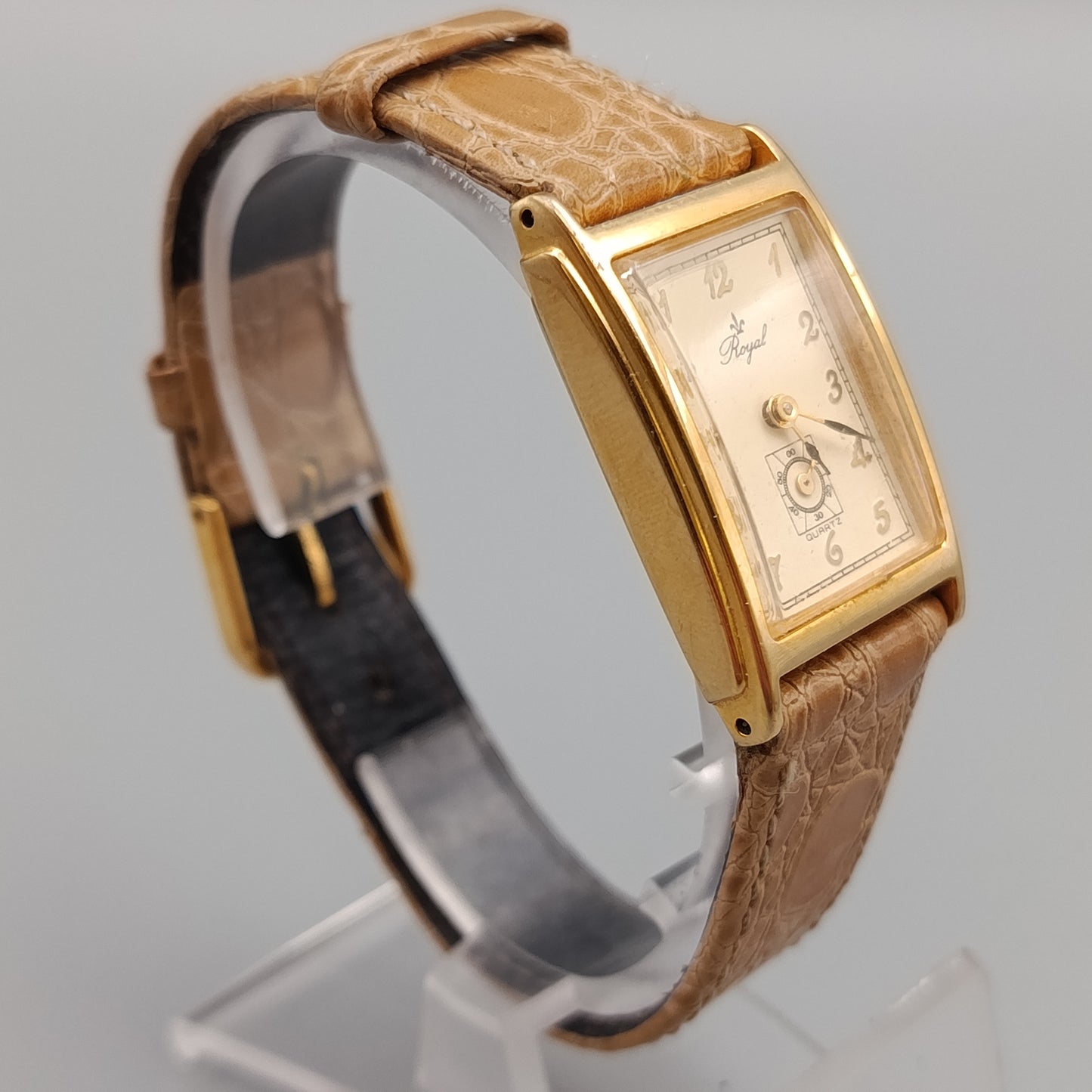 Elegante Royal Damen Uhr – Klassisches Design in Goldoptik