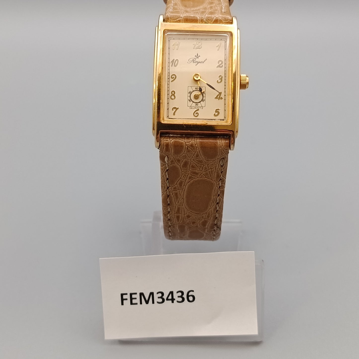Elegante Royal Damen Uhr – Klassisches Design in Goldoptik