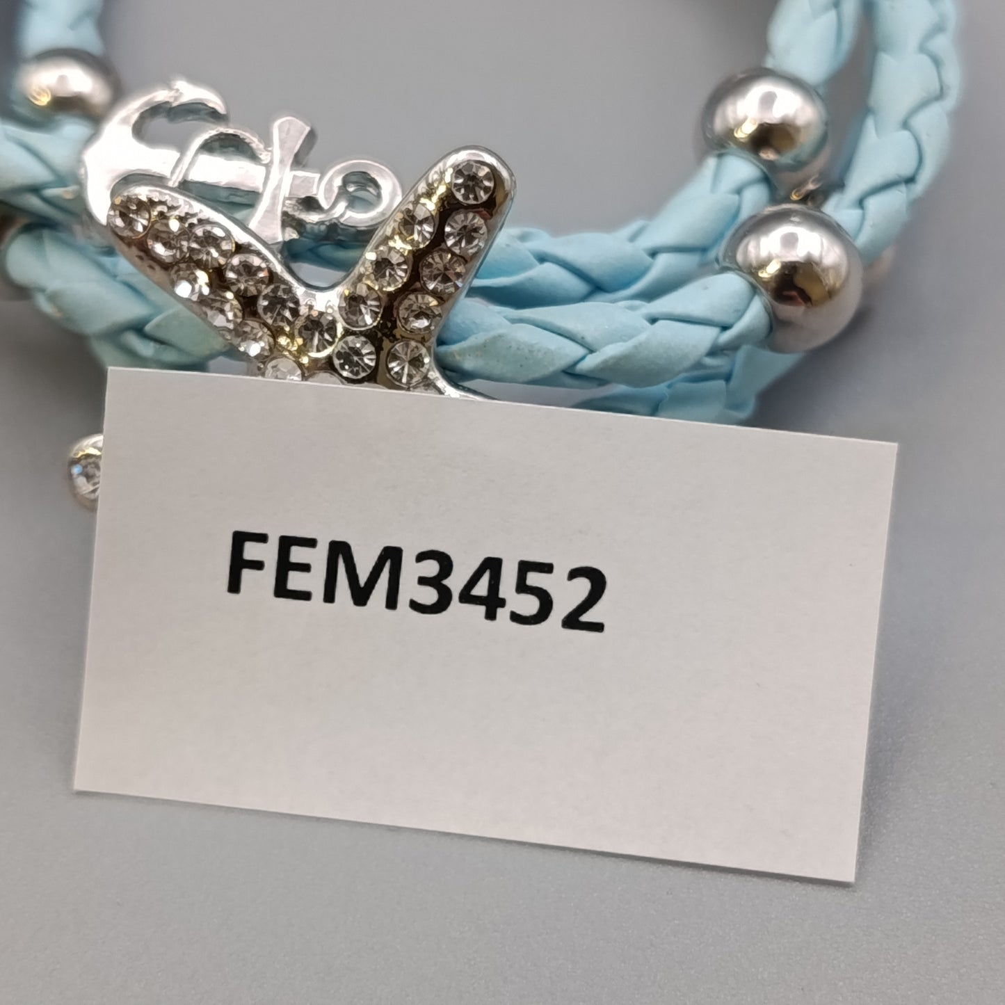Elegantes Damen Armband – Maritimes Design in Hellblau