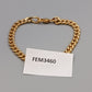 Elegantes Panzerarmband – Klassisches Design in Goldoptik