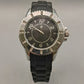 Elegante Damen Uhr – Sportliches Design in Schwarz-Silber