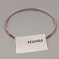 Eleganter Armreif – Klassisches Design in Roségold- und Silberoptik
