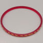 Eleganter Armreif – Schlichtes Design in Rot und Gold