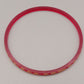 Eleganter Armreif – Schlichtes Design in Rot und Gold