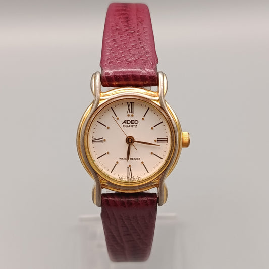 Elegante Adec Uhr – Klassisches Design mit Lederarmband