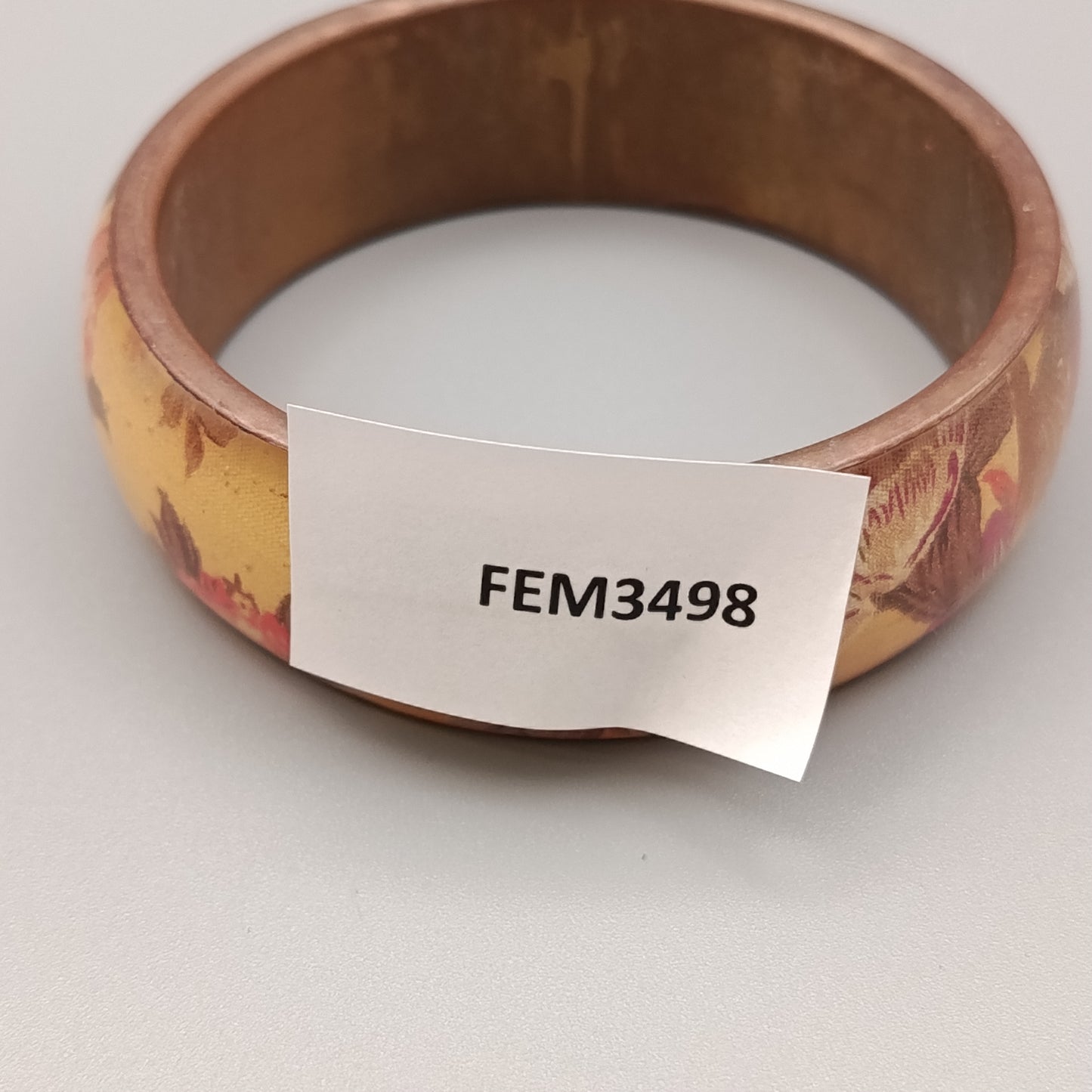 Eleganter Armreif – Florales Design in Warmen Farben