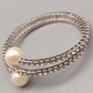 Elegantes Armband – Flexibles Design mit Perlen und Strass