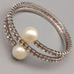 Elegantes Armband – Flexibles Design mit Perlen und Strass