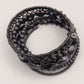 Elegantes mehrreihiges Armband – Schlichtes Design in Schwarz