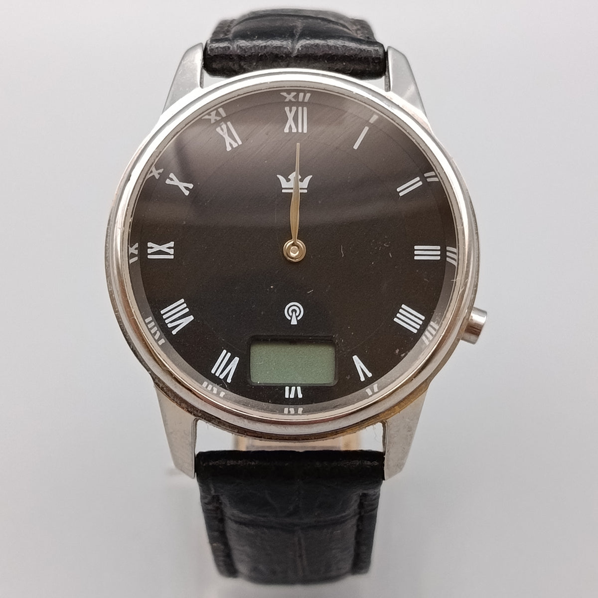 Klassische Herren Uhr – Dualanzeige und Lederarmband