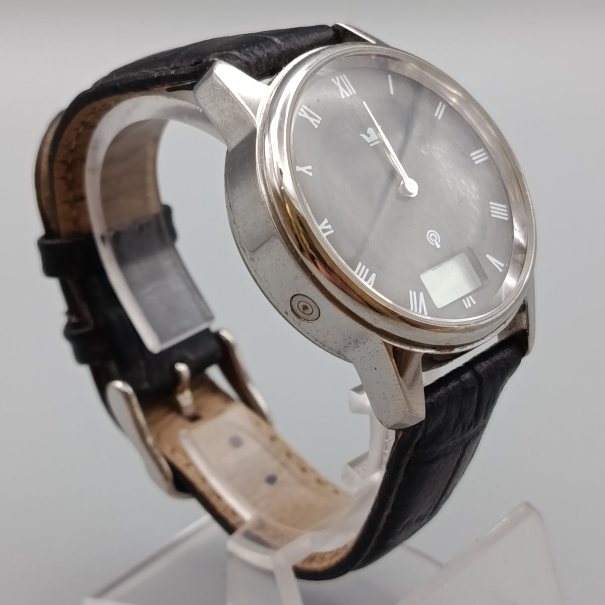 Klassische Herren Uhr – Dualanzeige und Lederarmband